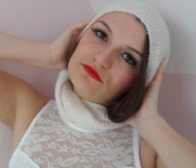 White Iridescent Cowl-Scarf
